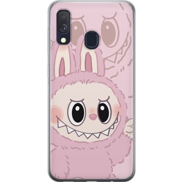 Samsung Galaxy A40 Gennemsigtig cover Labubu Floral Freak