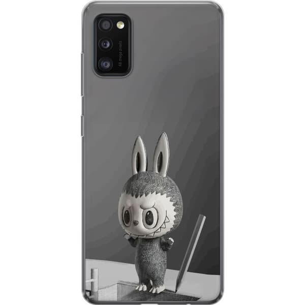 Samsung Galaxy A41 Gjennomsiktig deksel Pop Mart MEGA LABUBU LABUBU Sketch 1000%