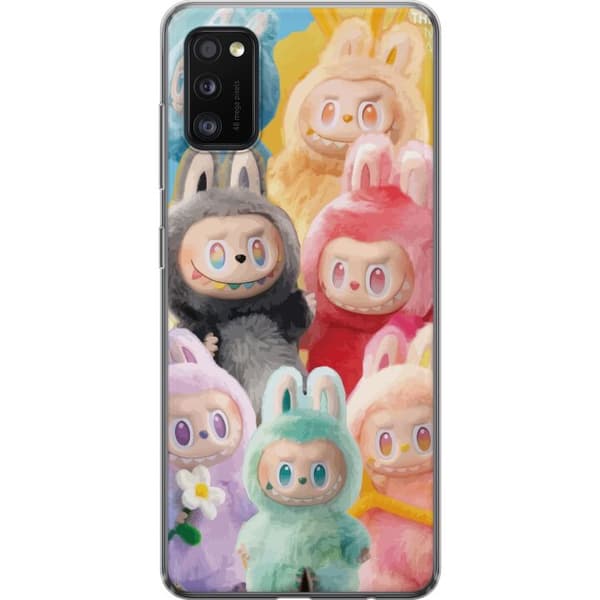 Samsung Galaxy A41 Läpinäkyvä kuori Labubu Luonnos Tyyli