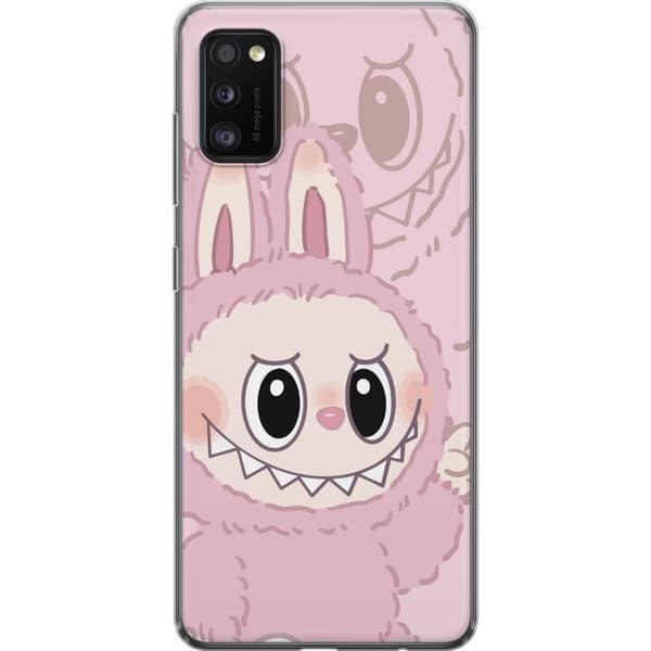 Samsung Galaxy A41 Gjennomsiktig deksel Labubu Floral Freak