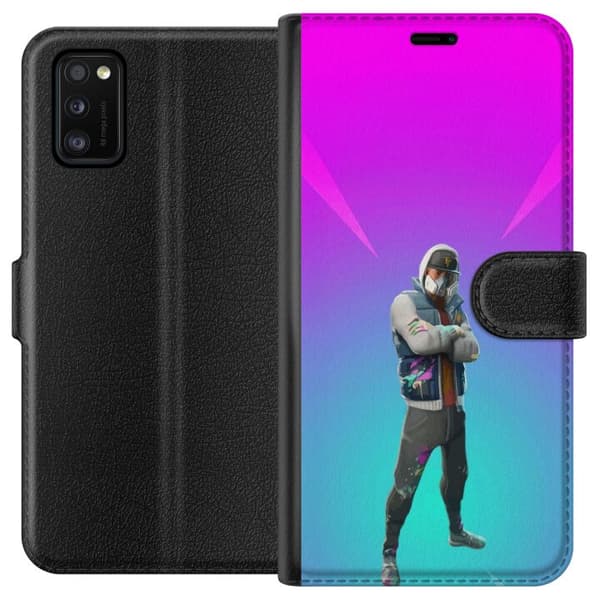 Samsung Galaxy A41 Lommeboketui svart ridder fortnite