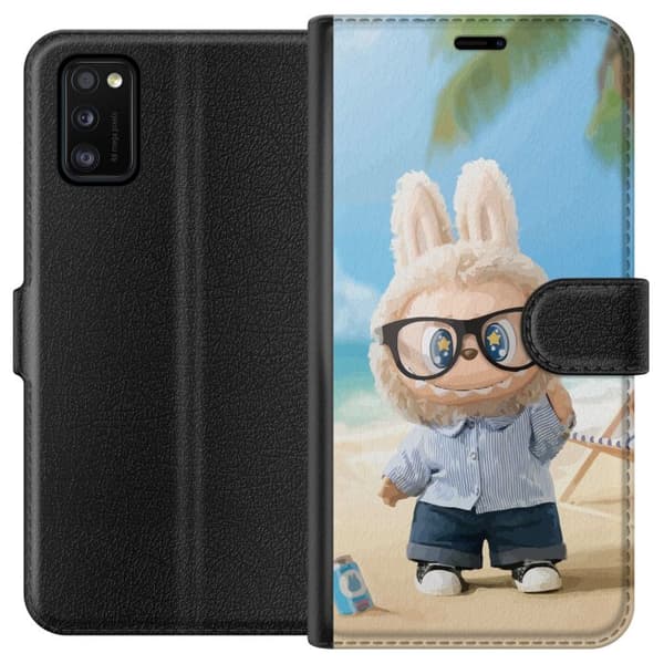Samsung Galaxy A41 Lompakkokotelo Labubu Tummat Unelmat
