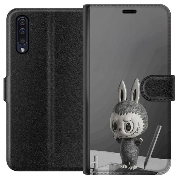Samsung Galaxy A50 Tegnebogsetui Pop Mart MEGA LABUBU LABUBU Sketch 1000%
