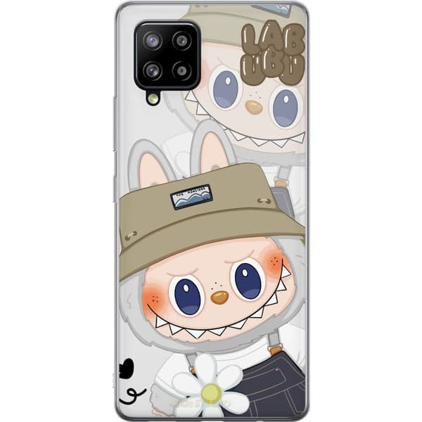 Samsung Galaxy A42 5G Gennemsigtig cover Labubu Minimal Mood - Enkel og stilren monsterdesign
