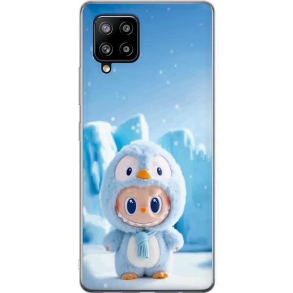 Samsung Galaxy A42 5G Gennemsigtig cover sort ridder fortnite