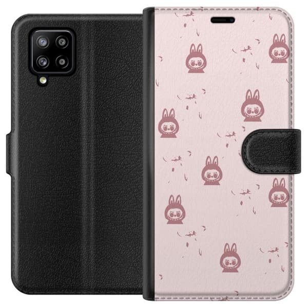 Samsung Galaxy A42 5G Tegnebogsetui Labubu Neon Pop - Neonfarvet pop art monster