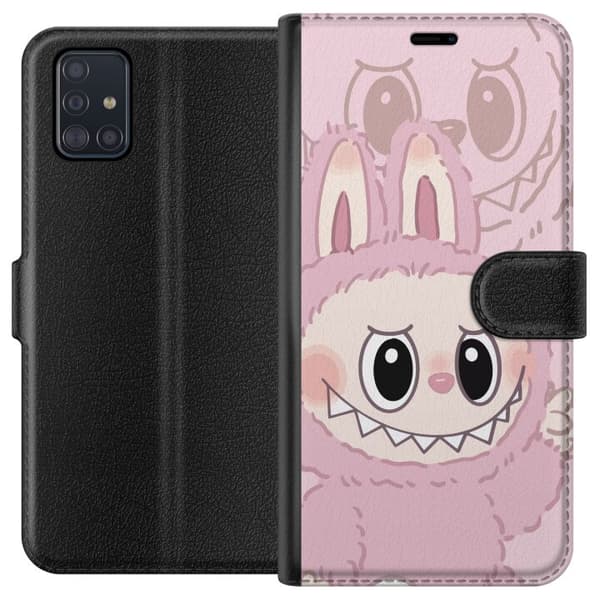 Samsung Galaxy A51 Tegnebogsetui Labubu Floral Freak