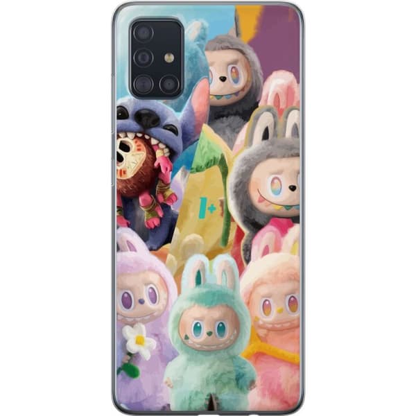 Samsung Galaxy A51 Gennemsigtig cover stor