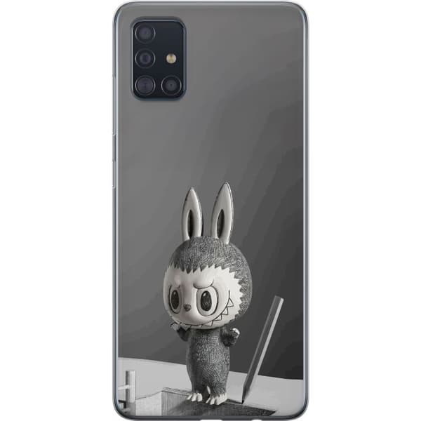 Samsung Galaxy A51 Gennemsigtig cover Pop Mart MEGA LABUBU LABUBU Sketch 1000%
