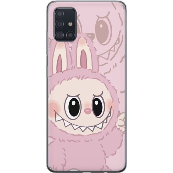 Samsung Galaxy A51 Gennemsigtig cover Labubu Floral Freak