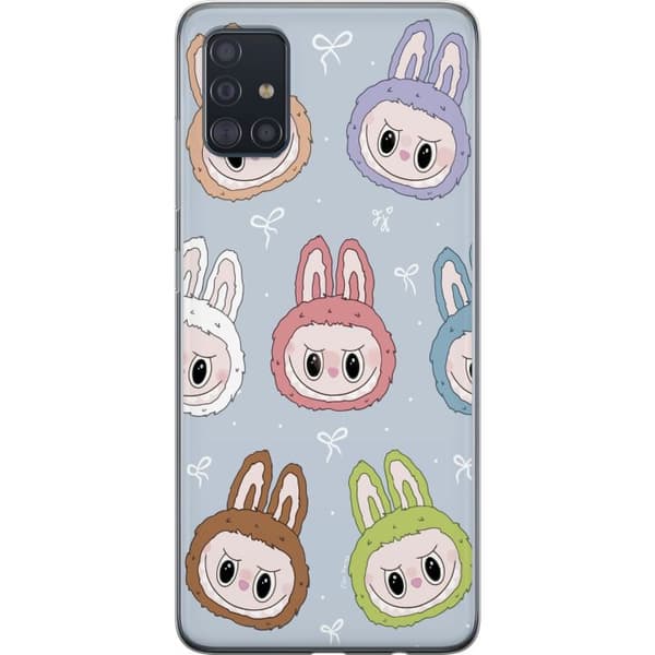Samsung Galaxy A51 Gennemsigtig cover Labubu Star mønster
