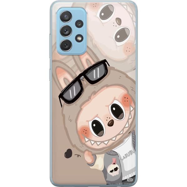 Samsung Galaxy A52 5G Gennemsigtig cover Labubu Rainbow Chaos
