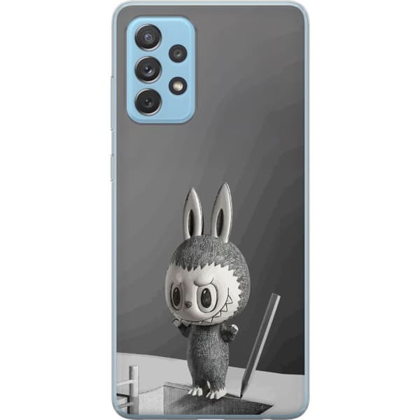 Samsung Galaxy A52 5G Läpinäkyvä kuori Pop Mart MEGA LABUBU LABUBU Sketch 1000%