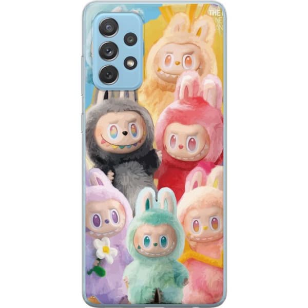 Samsung Galaxy A52 5G Gennemsigtig cover Labubu Skitse Stil