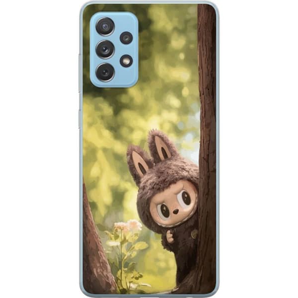 Samsung Galaxy A52 5G Gennemsigtig cover Labubu Graffiti Vibes – Gadekunst i monsterform