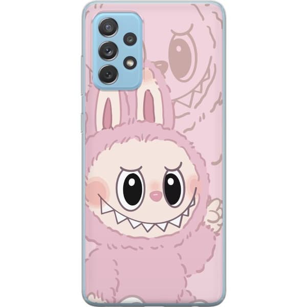 Samsung Galaxy A52 5G Gennemsigtig cover Labubu Floral Freak
