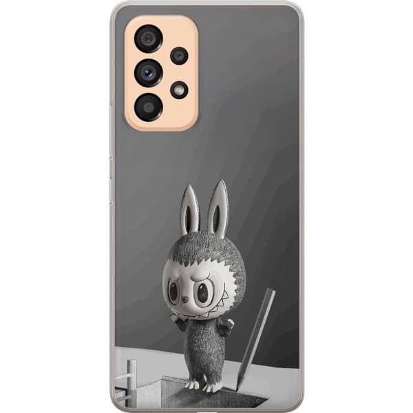 Samsung Galaxy A53 5G Gennemsigtig cover Pop Mart MEGA LABUBU LABUBU Sketch 1000%