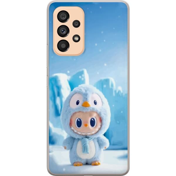 Samsung Galaxy A53 5G Läpinäkyvä kuori musta ritari fortnite
