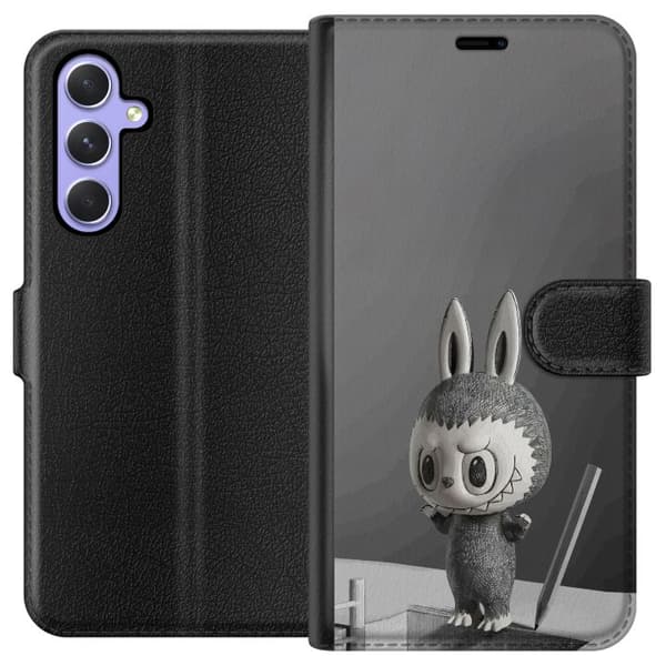 Samsung Galaxy A54 Plånboksfodral Pop Mart MEGA LABUBU LABUBU Sketch 1000%