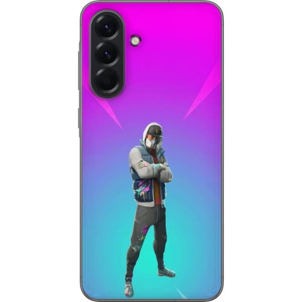 Samsung Galaxy A56 Läpinäkyvä kuori musta ritari fortnite