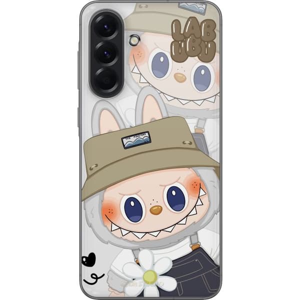 Samsung Galaxy A56 Gennemsigtig cover Labubu Minimal Mood - Enkel og stilren monsterdesign