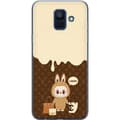 Miniatyrbillede 1 af 3: Samsung Galaxy A6 (2018) Gennemsigtig cover Labubu Blue Chill - Blå toner og rolig udtryk