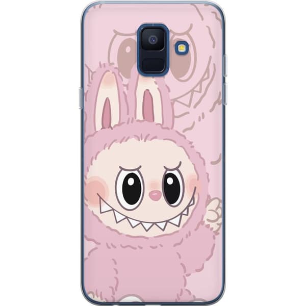 Samsung Galaxy A6 (2018) Gennemsigtig cover Labubu Floral Freak