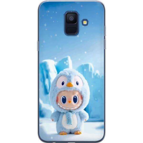 Samsung Galaxy A6 (2018) Gennemsigtig cover sort ridder fortnite