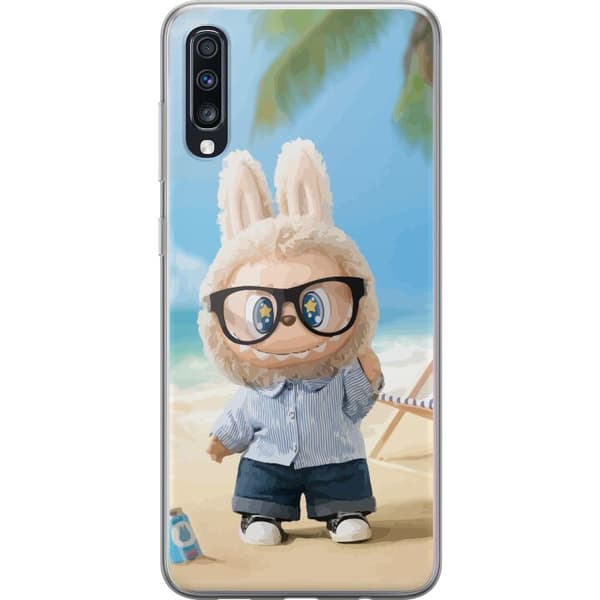 Samsung Galaxy A70 Genomskinligt Skal Labubu Dark Dreams – Mörk mystisk design
