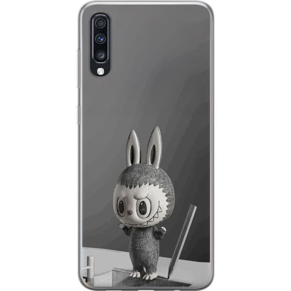 Samsung Galaxy A70 Genomskinligt Skal Pop Mart MEGA LABUBU LABUBU Sketch 1000%