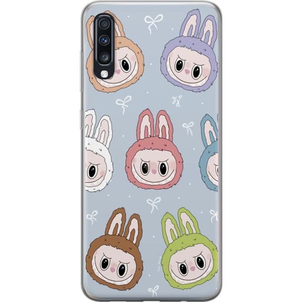 Samsung Galaxy A70 Läpinäkyvä kuori Tähtikuvioitu hirviöasenne