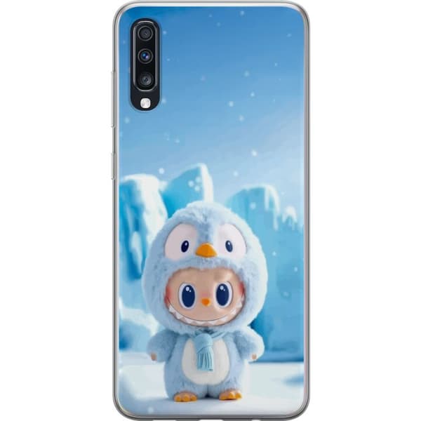 Samsung Galaxy A70 Gjennomsiktig deksel svart ridder fortnite
