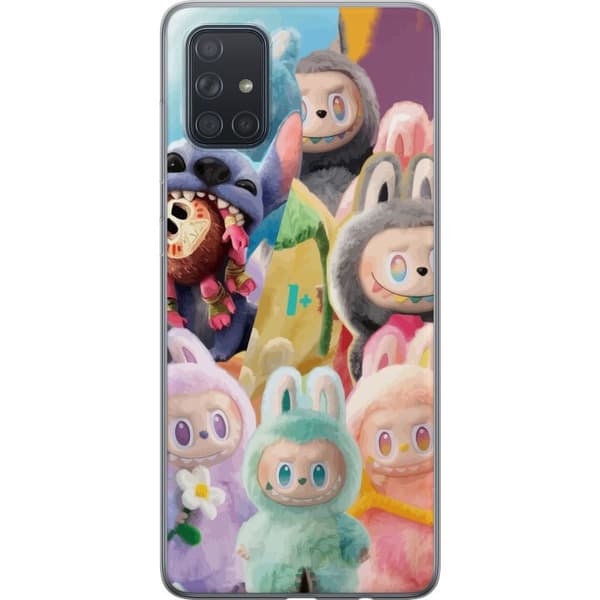 Samsung Galaxy A71 Gjennomsiktig deksel stor