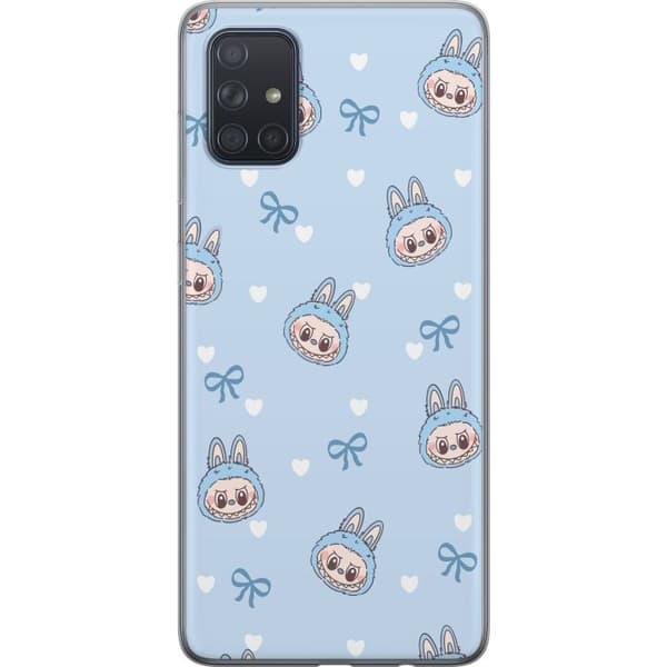 Samsung Galaxy A71 Gennemsigtig cover Labubu Ildånd