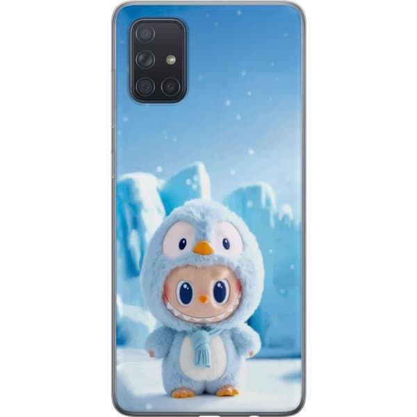 Samsung Galaxy A71 Gjennomsiktig deksel svart ridder fortnite