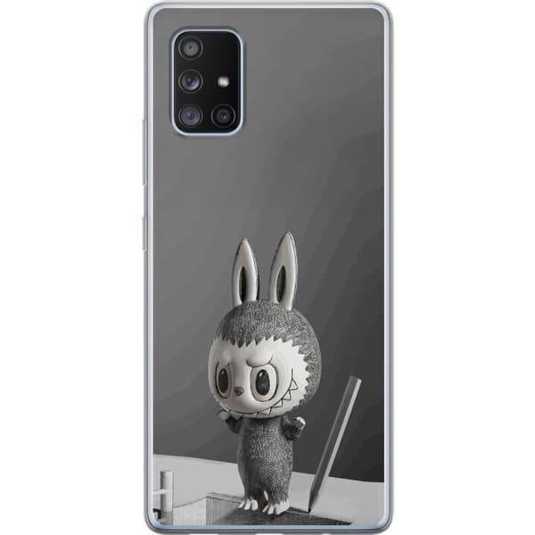 Samsung Galaxy A71 5G Gjennomsiktig deksel Pop Mart MEGA LABUBU LABUBU Sketch 1000%
