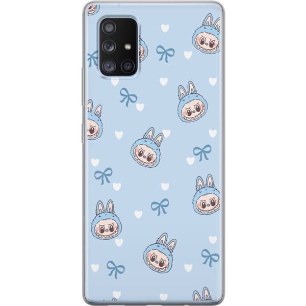 Samsung Galaxy A71 5G Gennemsigtig cover Labubu Ildånd