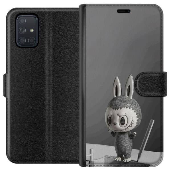 Samsung Galaxy A71 Lommeboketui Pop Mart MEGA LABUBU LABUBU Sketch 1000%