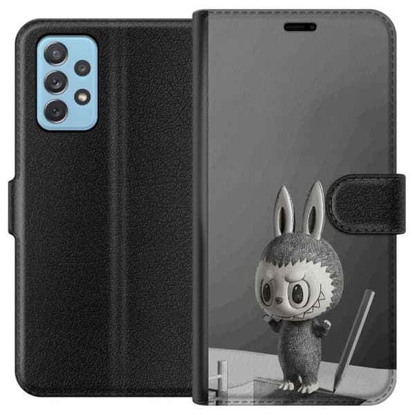 Samsung Galaxy A72 5G Tegnebogsetui Pop Mart MEGA LABUBU LABUBU Sketch 1000%