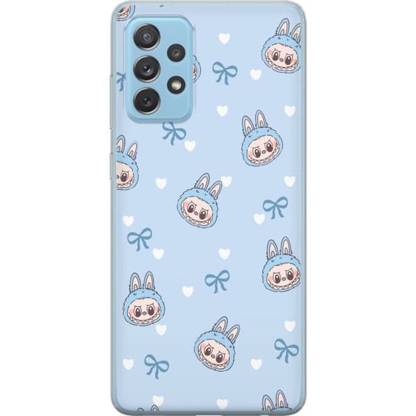 Samsung Galaxy A72 5G Läpinäkyvä kuori Labubu Tuli Henki