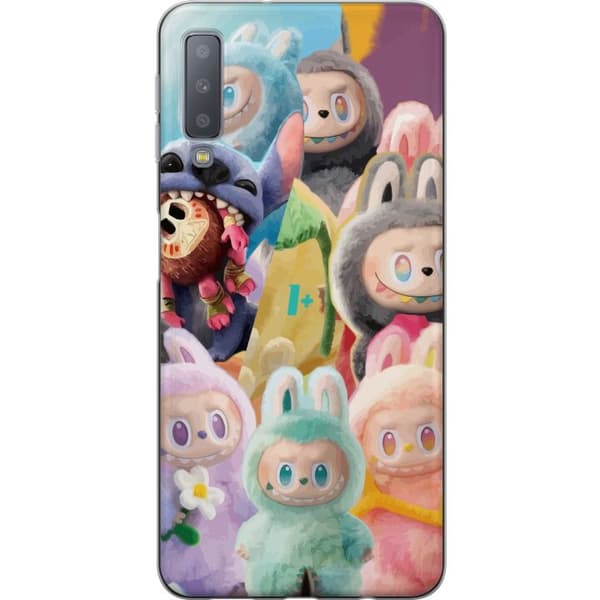 Samsung Galaxy A7 (2018) Läpinäkyvä kuori iso