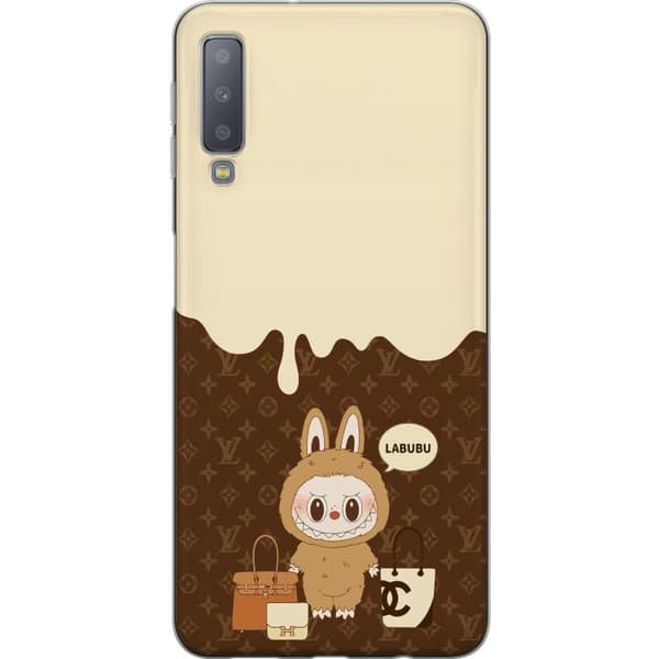 Samsung Galaxy A7 (2018) Läpinäkyvä kuori Labubu Blue Chill - Sinisen sävyt ja rauhallinen ilme