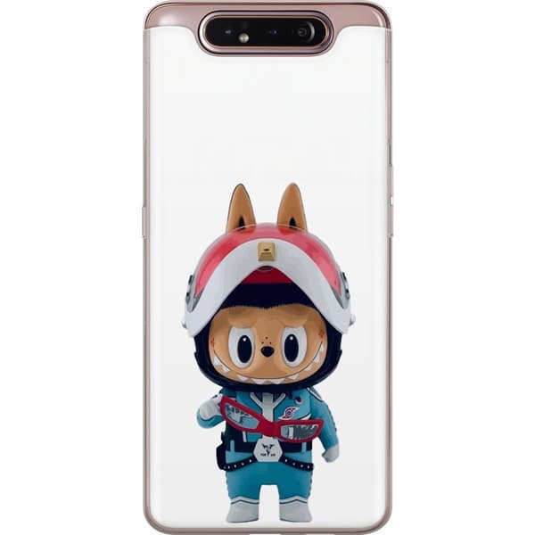 Samsung Galaxy A80 Läpinäkyvä kuori How2work Labubu hirviöt x Ultraman Blue -hahmo
