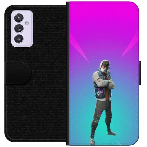 Samsung Galaxy A82 5G Tegnebogsetui sort ridder fortnite