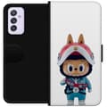 Miniatyrbillede 1 af 3: Samsung Galaxy A82 5G Tegnebogsetui How2work Labubu Monstre x Ultraman Blue Figur