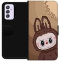 Miniatyrbilde 1 av 3: Samsung Galaxy A82 5G Lommeboketui Labubu Sky Kosebamse - Hvit og Blå Design med Søt Stil