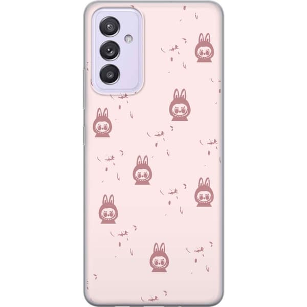 Samsung Galaxy A82 5G Läpinäkyvä kuori Labubu Neon Pop - Neonvärinen pop art hirviö