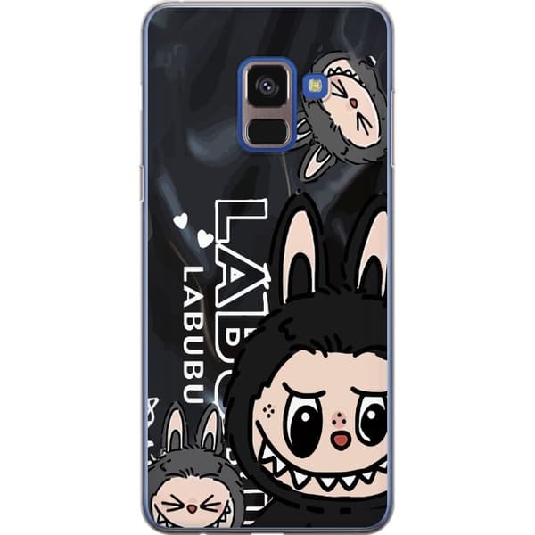 Samsung Galaxy A8 (2018) Gennemsigtig cover <nl>Labubu Black Energy - Sort mønster i gade stil