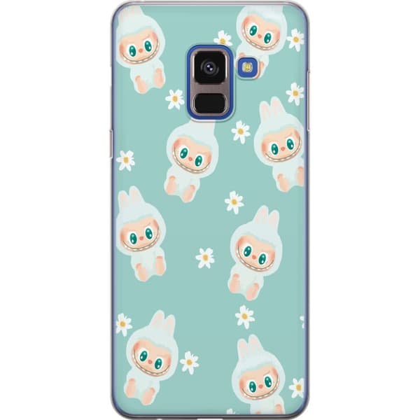 Samsung Galaxy A8 (2018) Gennemsigtig cover Labubu Candy Vibes