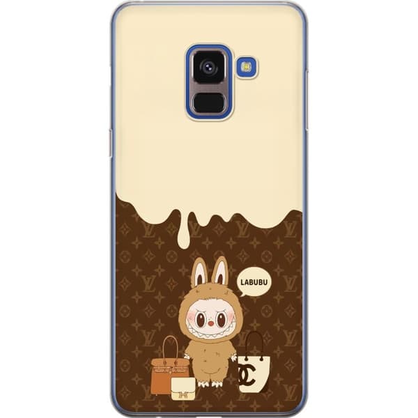 Samsung Galaxy A8 (2018) Genomskinligt Skal Labubu Blue Chill – Blå toner och lugnt uttryck